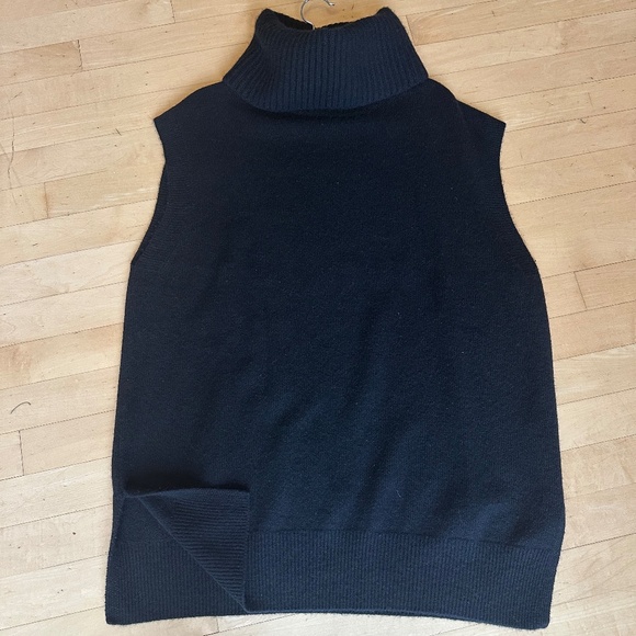 NakedCashmere Black sleeveless Sweater, L, GP1497 - Picture 2 of 5
